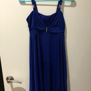 Royal Blue HOCO dress.